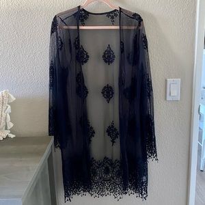 Black Lace Cover-Up